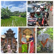 Ubud, templer og trafik