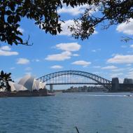 Udsigten fra Mrs Macquarie's Chair