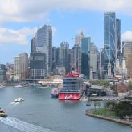 Circular Quay set fra broen