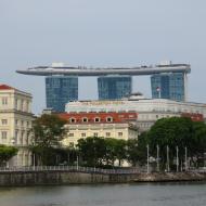 Fullerton Building og Marina Bay Sands