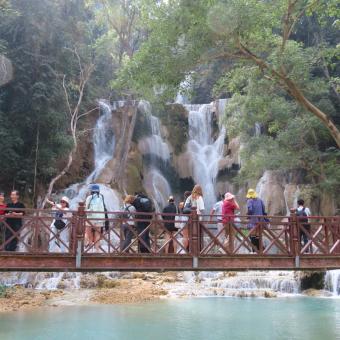 Kuang Si-vandfaldet, Luang Prabang, Laos